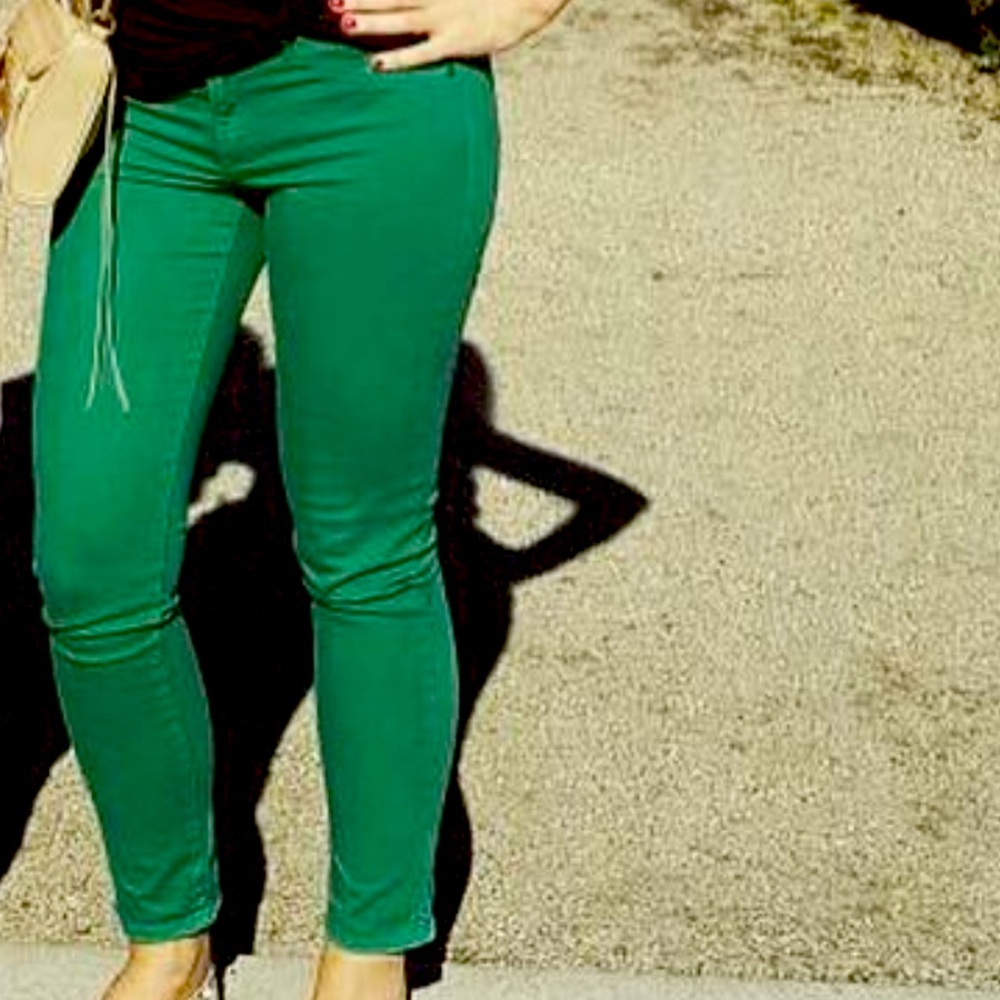 Size 28/6 Green Gap Legging Jean